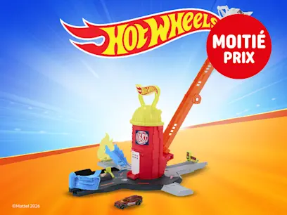Hot Wheels - City Coffret Caserne de Pompiers Ultime