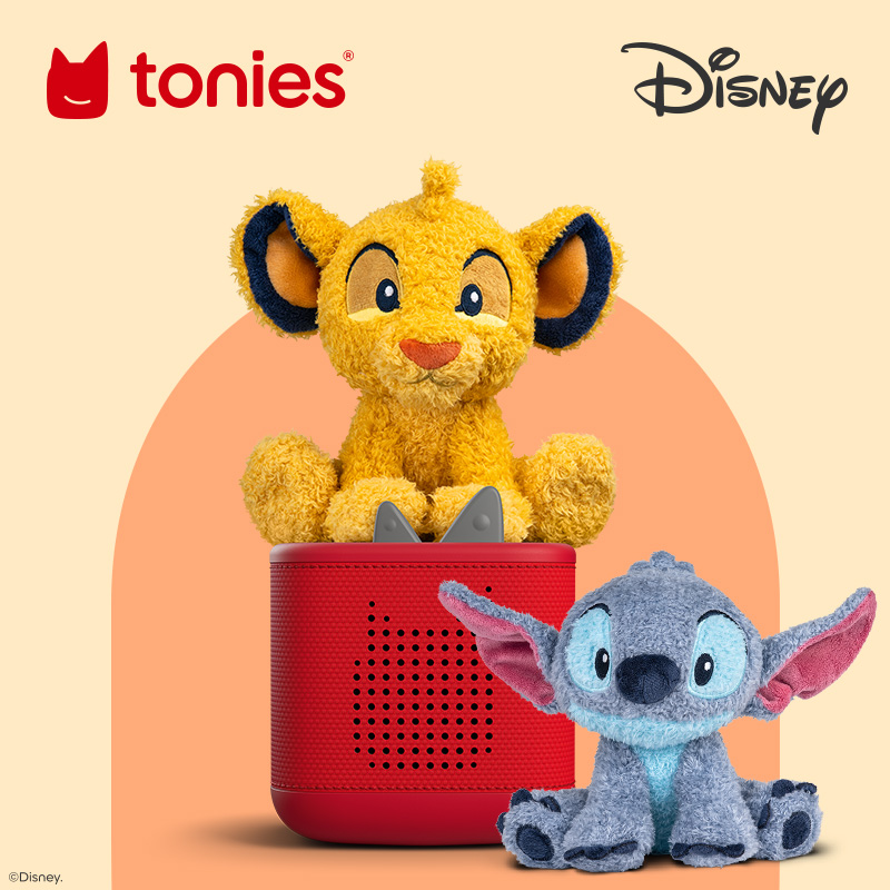 selection of cuddle tonies on the yellow background 