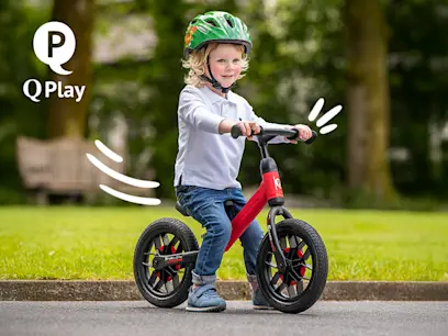 12 Inch QPlay Spark Balance Bike Red