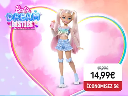 Barbie - Dream Besties Poupée Malibu avec Rollers