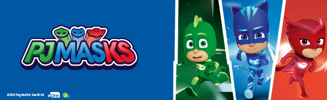 PJ Masks toys category main banner