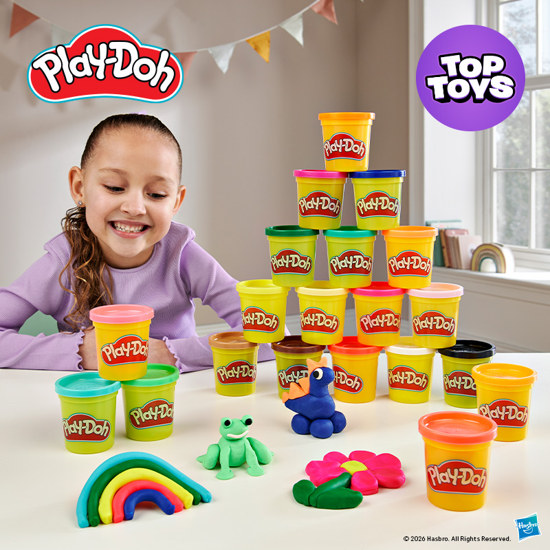 Play-Doh Tubs 85g Super Colour 20 Pack