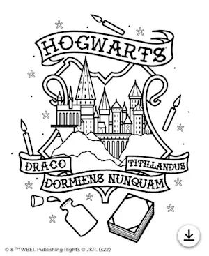 Ausmalbilder Harry Potter