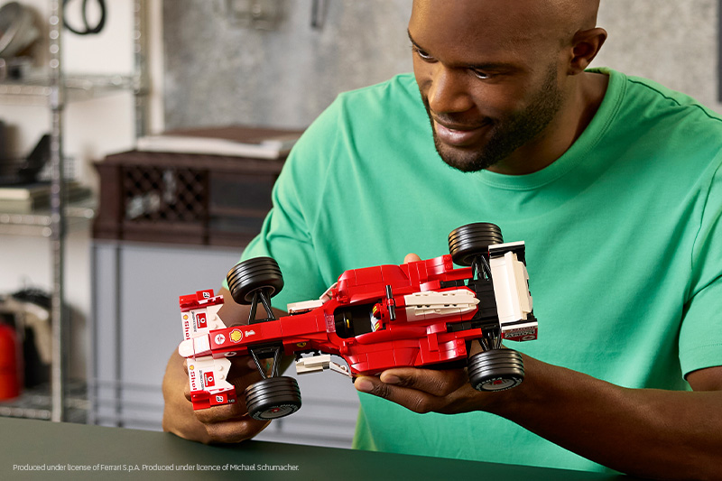 The LEGO Icons 11375 F1 Ferrari F2004 & Michael Schumacher for Adults