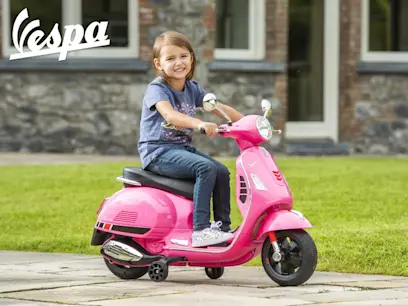 Scooter Vespa Électrique 7,2V - Rose