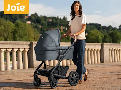 Joie 3-in-1 Kinderwagen Chrome Deluxe Trio Combiwagen Moonlight grijs