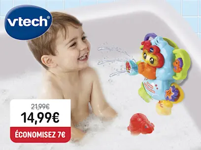 VTech - Jouet de Bain Lancelot L'Éléphant'Eau
