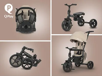 Q Play - Tricycle Evolutif Cosy 4-en-1