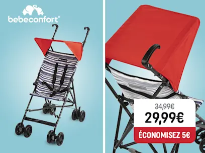 Bébé Confort - Poussette Peps avec Toit Rouge