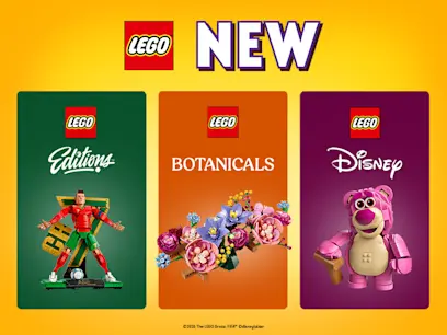 Video of NEW LEGO Sets from Disney, Botanicals & Fifa 