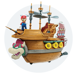 Nintendo Super Mario Playset Bowser's Airship Deluxe