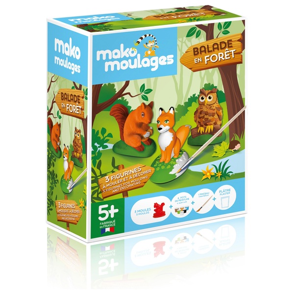 Kit 3 moules Balade en Forêt