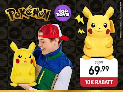 Pokémon Pikachu Real FX Puppetronic Interaktives Spielzeug