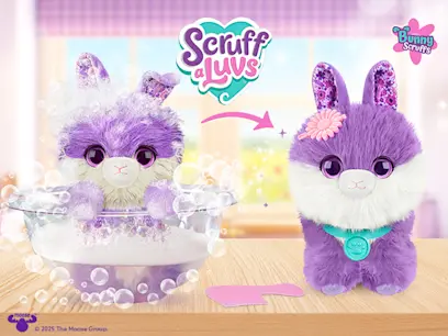 ScruffaLuvs Plush Pet Bunny Scruffs Single Pack Assortment