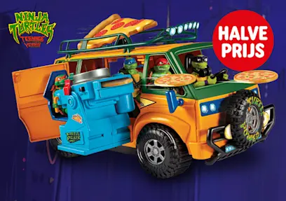 Teenage Mutant Ninja Turtles Pizzawagen met Pizzawerper