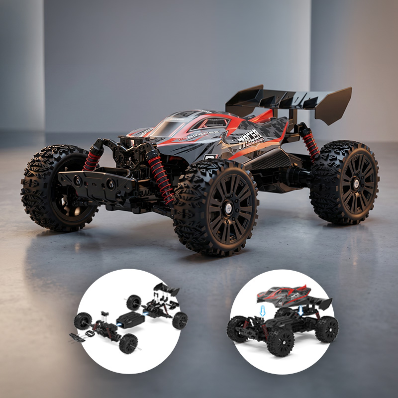 1:12 Build-It Remote Control Car on a grey background