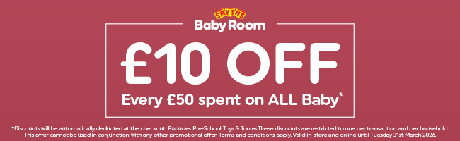 white text on a red background