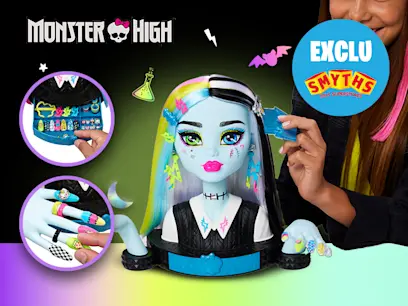 Avec la tête à coiffer Frankie Stein