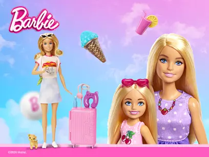 sur une sélection de produits Barbie