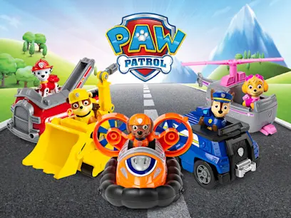 selection of Paw Patrol vehicles included in the promotion 