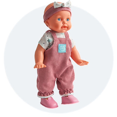 Ivy & Lily Dolls & Accessories button with an image of the Ivy & Lily Baby Learns to Walk Interactive Doll