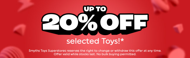 white text on a red background