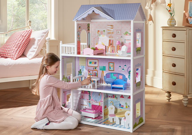 Wooden Toys Shop Categories - Wooden Dolls Houses & Accessories