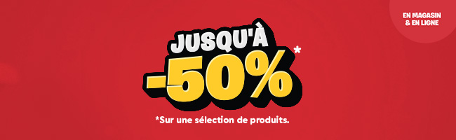 Sélection Jusqu'à -50%