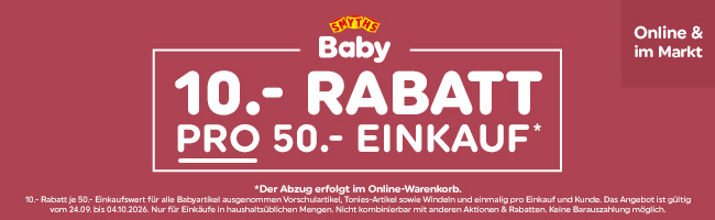 CHF 10 Rabatt pro CHF 50 Einkauf