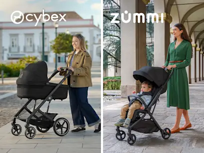 Savings on Baby Essentials cybex travel system on the outdoor background