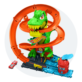 Ultimate Garage Hot Wheels Track Set |City Dragon Drive Firefight