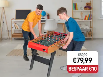 Houten Voetbaltafel 122 cm