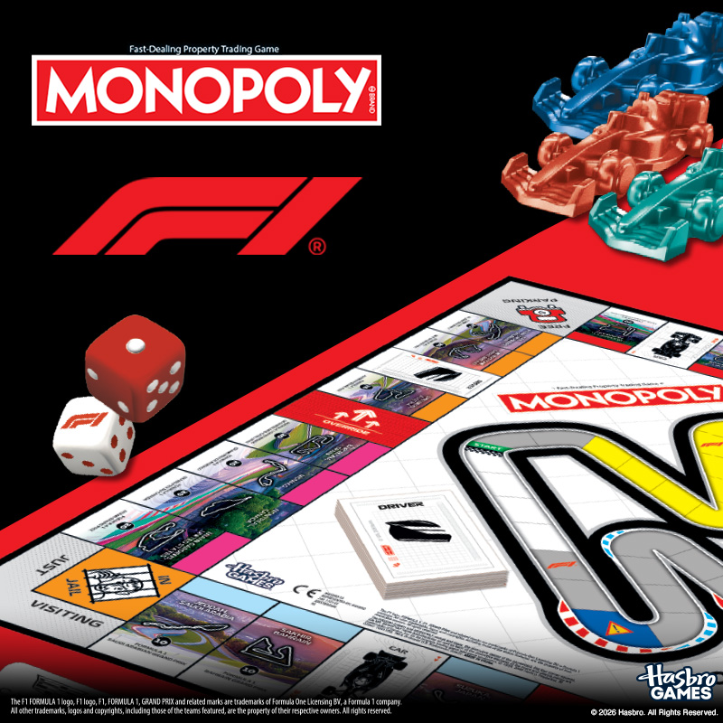 [UKI] Inline Banner - Monopoly F1 Board Game (260668)