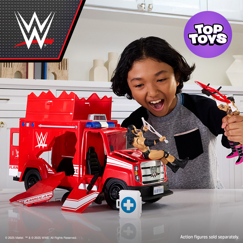 WWE Wrekkin Slambulance Breakaway Vehicle (Top Toy)