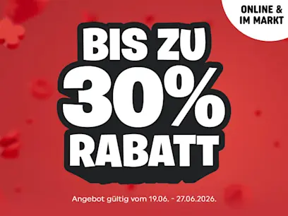 Spare bis zu 30%