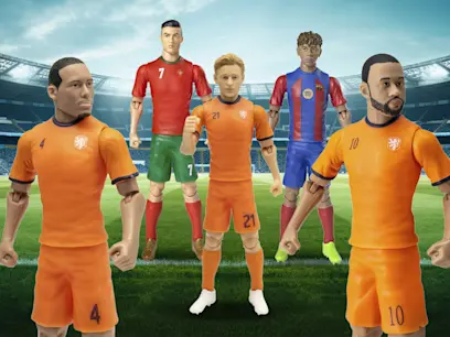 Socker voetbalfiguren