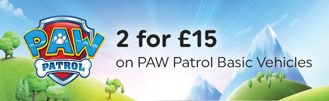 Black text on a PAW Patrol themed background.