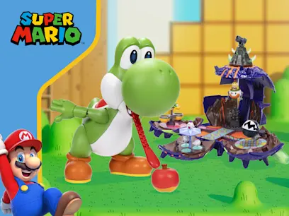 Coffret La Planète de Bowser Jr et la figurine Yoshi