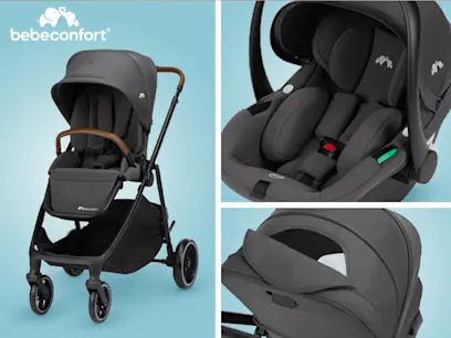 Poussette Trio Luvia avec Nacelle et Siège Auto
