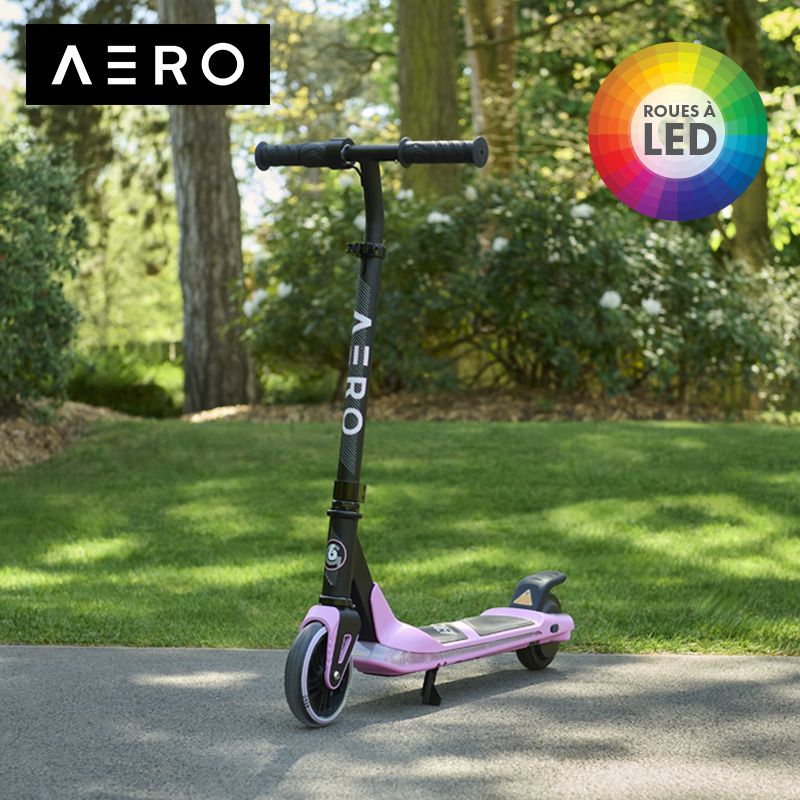 Aero - Trottinette Électrique LED G6 Rose