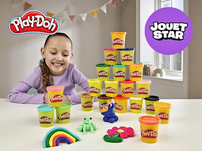 Play-Doh - Coffret de 20 Pots de Pâte à Modeler