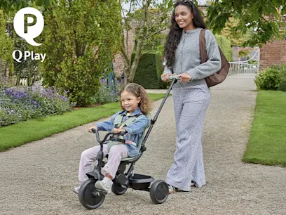 Q Play - Tricycle Évolutif Elite Platinum - Vert