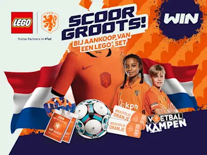 LEGO scoor en win