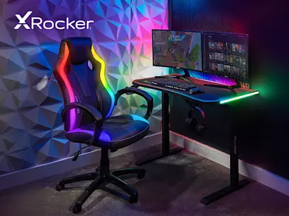 Game in Style with X Rocker Cobra RGB Gaming Desk & Chair