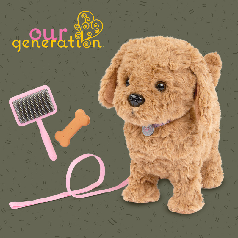 Our Generation Playful Paws Interactive Puppy Goldendoodle