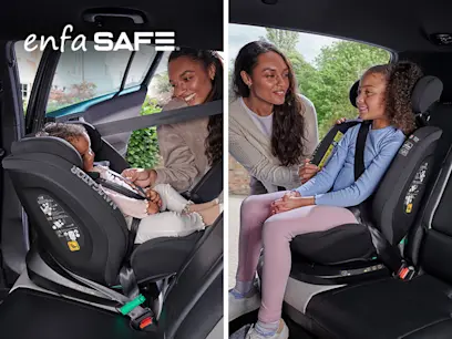 2 stages of EnfaSafe Navigator i-Size R129 Belt-Fitted Car Seat 