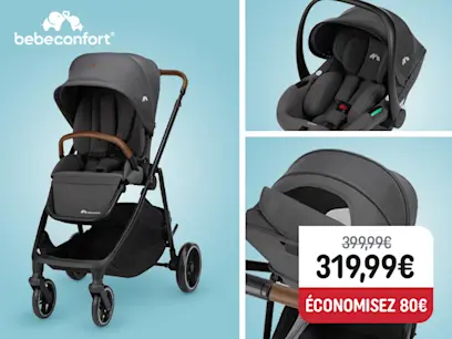 Bébé Confort - Poussette Trio Luvia avec Nacelle et Siège Auto