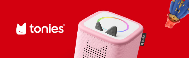 selection of tonies on the blue background 