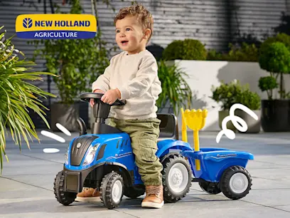 New Holland T7 Tractor Ride On with Trailer 