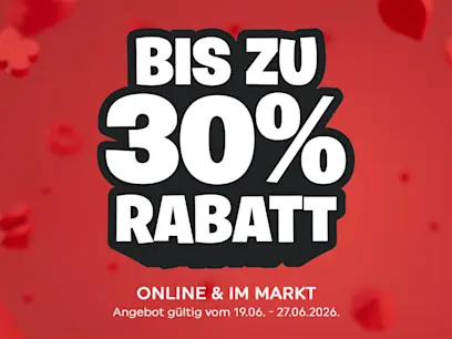 Spare bis zu 30%